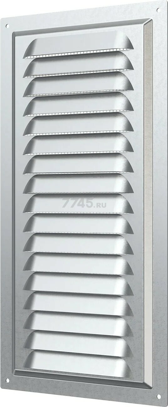 Решетка вентиляционная ЭРА 150х300 серебристая (1530МЦ)